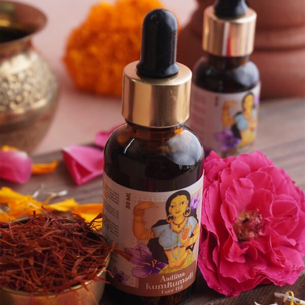 Face Oil - 03 Aadima Kumkumadi Face Oil - 15 ml | All Skin Types | 1.5 Months Daily Usage